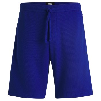 BOSS Waffle Nightwear Shorts Blå XX-Large Herre