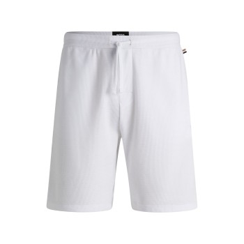 BOSS Waffle Nightwear Shorts Hvid Small Herre