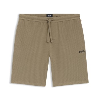 BOSS Waffle Nightwear Shorts Lysbrun  XX-Large Herre