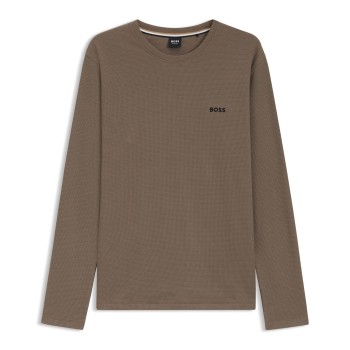 BOSS Waffle Sweatshirt Brun Large Herre