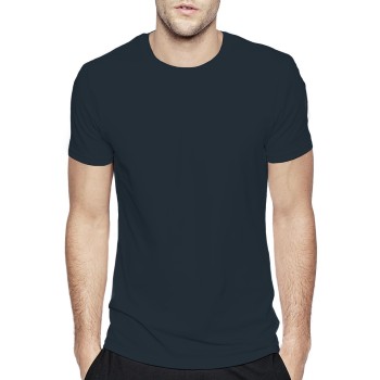 Bread & Boxers Bread and Boxer Cotton Crew Neck Marineblå økologisk bomuld Small Herre