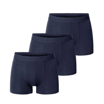 Bread & Boxers Bread and Boxers Boxer Briefs 3P Marineblå økologisk bomuld Small Herre