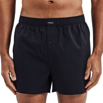 Bread & Boxers Bread and Boxers Boxer Shorts Multi 2P Sort økologisk bomuld Small Herre