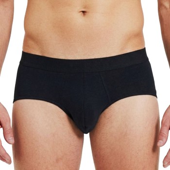 Bread & Boxers Bread and Boxers Brief Multi 3P Sort økologisk bomuld Medium Herre