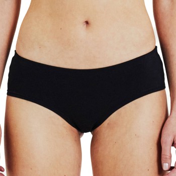 Bread & Boxers Bread and Boxers Cotton Hipsters Trusser 2P Sort økologisk bomuld X-Small Dame