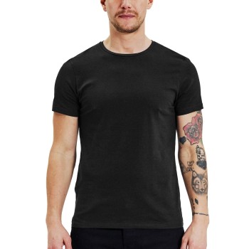 Bread & Boxers Bread and Boxers Crew Neck Sort økologisk bomuld XX-Large Herre