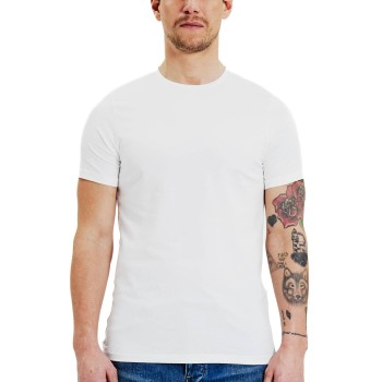 Bread & Boxers Bread and Boxers Crew Neck Hvid økologisk bomuld X-Large Herre