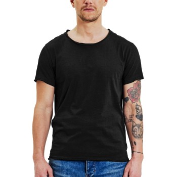 Bread & Boxers Bread and Boxers Crew Neck Relaxed Sort økologisk bomuld X-Small Herre