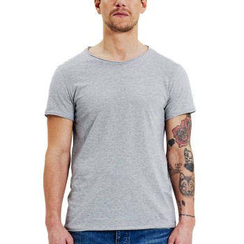 Bread & Boxers Bread and Boxers Crew Neck Relaxed Grå økologisk bomuld Large Herre