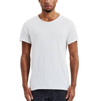 Bread & Boxers Bread and Boxers Crew Neck Relaxed Hvid økologisk bomuld Small Herre