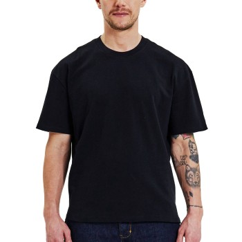 Bread & Boxers Bread and Boxers Heavy Tee T-Shirt Sort økologisk bomuld Small Herre