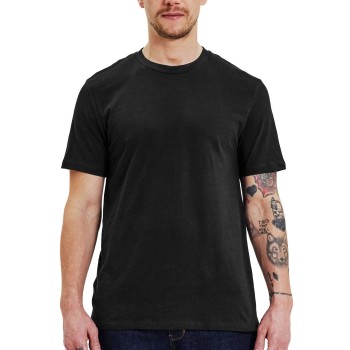 Bread & Boxers Bread and Boxers Light Weight Tee Sort økologisk bomuld Medium Herre