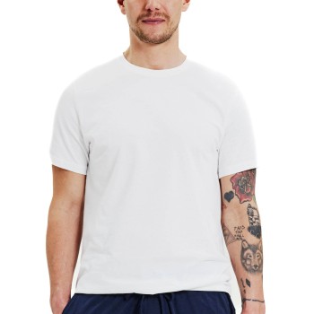 Bread & Boxers Bread and Boxers Light Weight Tee Hvid økologisk bomuld Medium Herre
