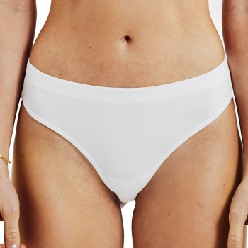 Bread & Boxers Bread and Boxers Modal Thong Trusser 2P Hvid modal Small Dame