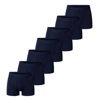Bread & Boxers Bread and Boxers Organic Cotton Strecth Boxer 7P Marineblå økologisk bomuld Large Herre