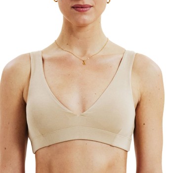 Bread & Boxers Bread and Boxers Padded Soft Bra BH Beige modal Small Dame