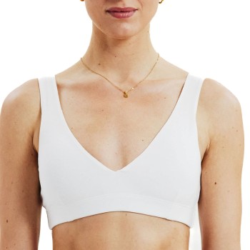 Bread & Boxers Bread and Boxers Padded Soft Bra BH Hvid modal Medium Dame