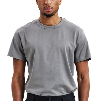 Bread & Boxers Bread and Boxers Pima Cotton Crew Neck Grå økologisk bomuld Large Herre