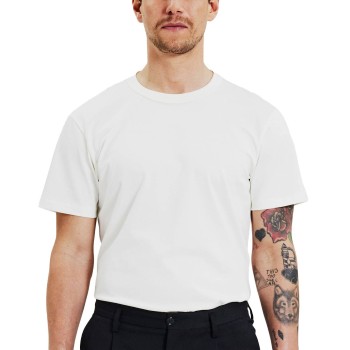Bread & Boxers Bread and Boxers Pima Cotton Crew Neck Helhvid økologisk bomuld Small Herre