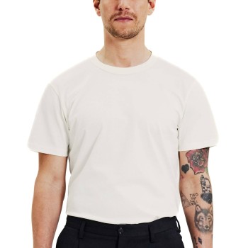 Bread & Boxers Bread and Boxers Pima Cotton Crew Neck Hvid økologisk bomuld X-Large Herre