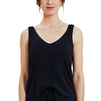 Bread & Boxers Bread and Boxers Pyjama Tank Top Sort modal Large Dame