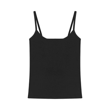 Bread & Boxers Bread and Boxers Singlet Woman Sort økologisk bomuld Small Dame