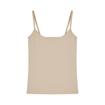 Bread & Boxers Bread and Boxers Singlet Woman Beige økologisk bomuld Medium Dame