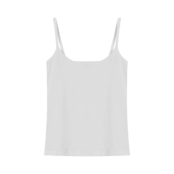 Bread & Boxers Bread and Boxers Singlet Woman Hvid økologisk bomuld Large Dame