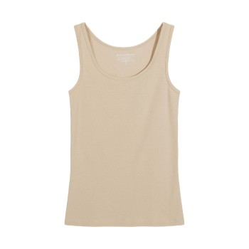 Bread & Boxers Bread and Boxers Tank Woman Beige økologisk bomuld X-Large Dame