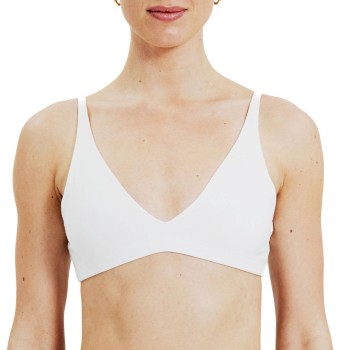 Bread & Boxers Bread and Boxers Triangle Bra BH Hvid økologisk bomuld Large Dame