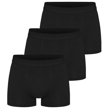 Bread & Boxers Bread and Boxers Trunks 3P Sort økologisk bomuld X-Large Herre
