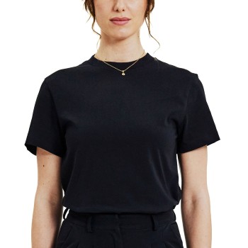 Bread & Boxers Bread and Boxers T-Shirt Classic Sort økologisk bomuld Large Dame