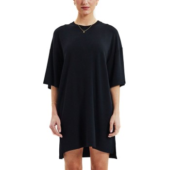 Bread & Boxers Bread and Boxers T-Shirt Dress Sort viskose Small Dame