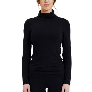 Bread & Boxers Bread and Boxers Turtle Neck Sort viskose X-Large Dame