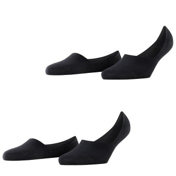 Burlington Strømper 2P Everyday Women Invisibles Sort Str 39/40 Dame