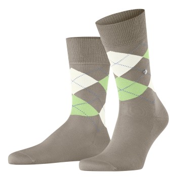 Burlington Strømper Manchester Mercerised Cotton Sock Varmgrå Str 40/46 Herre