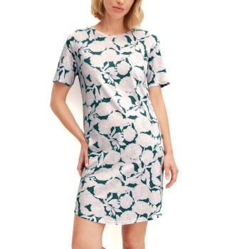 Calida Botanic Dreams Sleepshirt Jade/Grøn bomuld X-Small Dame