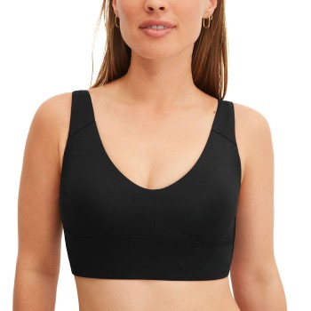 Calida BH Bustier With Adjustable Straps Sort Small Dame