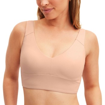 Calida BH Bustier With Adjustable Straps Beige Large Dame