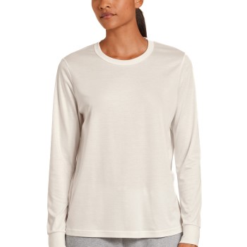 Calida Circular Lounge Shirt Hvid Medium Dame
