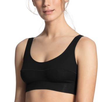 Calida BH Elastic Top Sort 992 bomuld 36-38 Dame