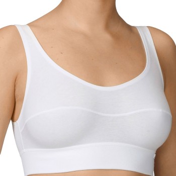 Calida BH Elastic Top Hvid 001 bomuld 44-46 Dame