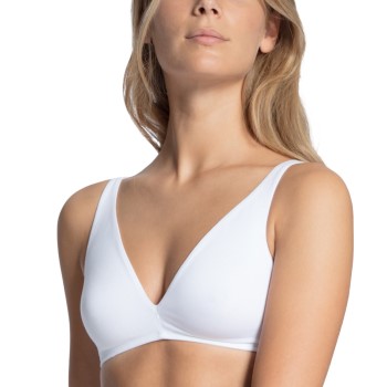 Calida BH Natural Comfort Soft Bra Hvid bomuld C 85 Dame