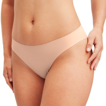 Calida Trusser Natural Skin Seamless Brazilian Brief Beige Small Dame