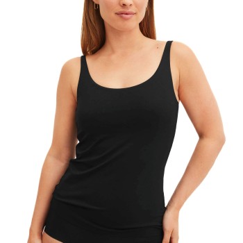 Calida Natural Skin Tank Top With Bustier Sort X-Small Dame