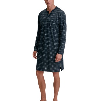 Calida Relax Streamline Nightshirt Marineblå bomuld Medium Herre