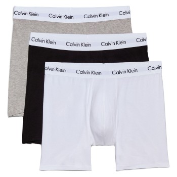 Calvin Klein 3P Cotton Stretch Boxer Brief Flerfarvet-2 bomuld Large Herre