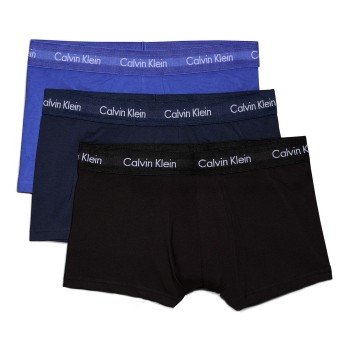 Calvin Klein 3P Cotton Stretch Low Rise Trunks Flerfarvet-2 bomuld X-Large Herre