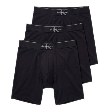 Calvin Klein 3P Graphic Monogram Cotton Boxer Brief Sort bomuld X-Large Herre