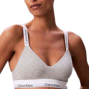 Calvin Klein BH Icon Cotton Modal Classic Bralette Lysegrå X-Small Dame